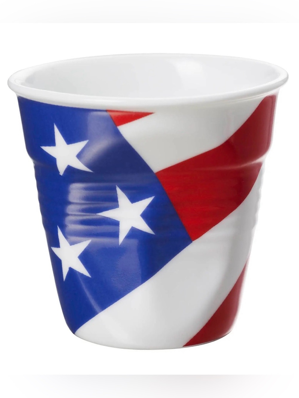 Revol Froissés Flag Crumpled Espresso Cup Collection Made In France NINE (9)Cups